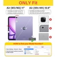 thumbnail image 2 of Funda Teclado JKSML para iPad Air 11" M3/M2 y 10.9" 4ª/5ª Generación, 2 of 8