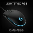 thumbnail image 3 of Logitech G PRO Hero Wired Gaming Mouse, 12000 DPI, RGB Lightning, Ultra Lightweight, 6 Programmable Buttons, On-Board Memory, Compatible with PC/Mac - Black, 3 of 7