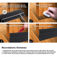 thumbnail image 4 of Guardapolvo Cubre Puerta Atrapa Polvo 3 Piezas negro/rojo, 4 of 4