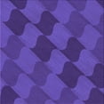 thumbnail image 1 of Ahgly Company Machine Washable Indoor Square Transitional Purple Amethyst Purple Area Rugs, 4' Square, 1 of 7