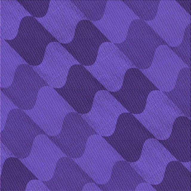Ahgly Company Machine Washable Indoor Square Transitional Purple Amethyst Purple Area Rugs, 4' Square