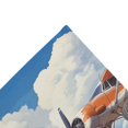 thumbnail image 4 of WOBOGO Orange Airplane Tapestry 60×40in Home Living Room Bedroom Wall Hanging Ornaments, 4 of 10
