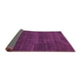 thumbnail image 2 of Ahgly Company Indoor Square Abstract Purple Modern Area Rugs, 6' Square, 2 of 4
