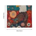 thumbnail image 3 of Sikiie Sunflower Bald Eagle tapestry wall hanging home decor for bedrooms, living rooms, dorms 60x51in, 3 of 6