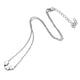 thumbnail image 1 of Collar para mujer, Joyas para mujer, Joyas para mujer Belleza Mujer Collar de cadena con colgante de tres corazones de acero inoxidable el collar, 1 of 3