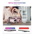 thumbnail image 6 of Design for Galaxy A15 5G Case,Samsung A15 5G Case, with Ring Kickstand Heavy Duty Shockproof Shell Full Body Protective Case for A15 5G Rose Gold, 6 of 12