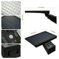 thumbnail image 4 of Mistaha "Adjustable Modes Solar Wall Light with PIR Motion Sensor and Remote Control - 104 LEDs, 3000K-6000K Color Temperature, IP65 Waterproof, 5200mAh Battery, Solar/Type-C Charging - 2-Pack", 4 of 6