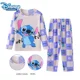 thumbnail image 2 of Disney-Pijama Kawaii Stitch para niño, traje de manga larga con dibujos animados, chándal, regalo de cumpleaños y Navidad, 2 of 4