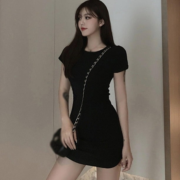 Korean a line dress cheap