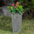 thumbnail image 1 of Luxen Home WHPL502 Planteur Conique Haut de Style MgO Fiberclay de 18,5 Po, 1 of 1