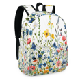 thumbnail image 2 of Herdesigns Colorful Floral Travel Backpack 16.3 Inch Casual Laptop Backpack for Men Women Adults Daily Daypack for Work Commuter, Cute Spring Summer Floral, 2 of 8