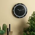 thumbnail image 6 of Wall clock Plastic Silent Suitable for decoration 12in Black, 6 of 6