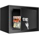 thumbnail image 1 of Caja de seguridad con cerradura con llave, caja de seguridad para dinero en acero, caja de seguridad oculta pequeña de 0,22 pies cúbicos para el hogar, caja de seguridad con cerradura con llaves para, 1 of 7