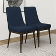 thumbnail image 4 of Ashcroft Grayson Mid-Century Modern Dining Chair, Blue (Set of 2), 4 of 7