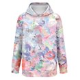 thumbnail image 6 of Bovemsi Sweatshirt for Women Fashion Spring Autumn Casual Long Sleeve Hoodies Sweatshirts Top Camo Hoodie, 6 of 9
