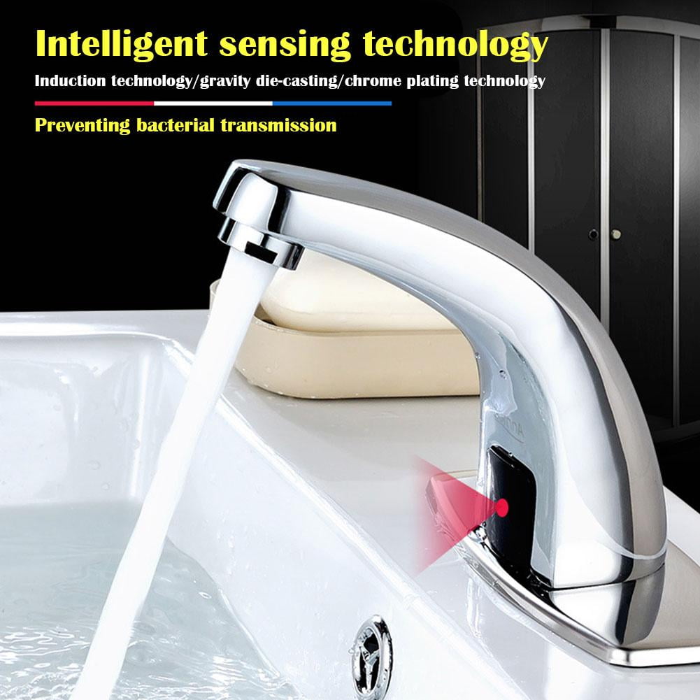 HFLWYWD Automatic Infrared Sensor Faucet Kitchen Bathroom Sink NE Basin W Tap