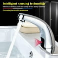 thumbnail image 2 of Automatic Sensor Bathroom Sink Faucet Zinc Alloy Touchless Water Saving for Home, 2 of 7