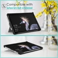 thumbnail image 5 of KOMI 2017 / Pro 4 / Pro LTE, Étui de Protection Robuste Tout-en-un avec Porte-Stylo, Sangle de Main, Compatible avec Clavier Type Cover - Noir, 5 of 5