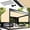 Beige, variant on NAWAY 6' W x 16' L Pergola Shade Cover, Pergola Replacement Canopy Privacy Screen with Grommets and Stainless Steel Weighted Rods for Outdoor Patio, Mocha