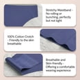 thumbnail image 4 of Women's Ice Silk Seamless No Show Briefs, Breathable Soft Workout Underwear, 4 of 5