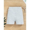 thumbnail image 6 of Franhais Infant Girl Tanks Tops + Shorts, Solid Color Elastic Waist Casual Style Summer Clothing, 6 of 9