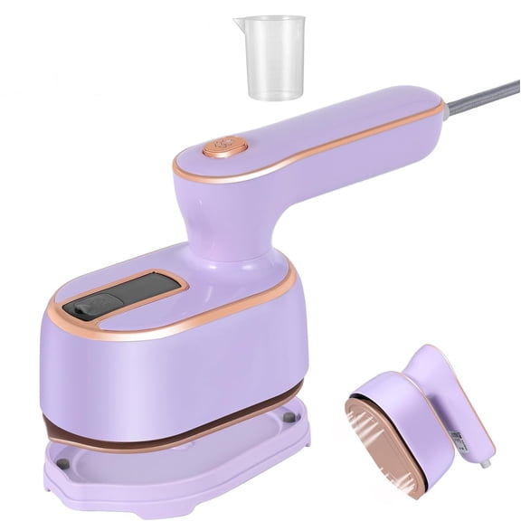 HFLYJPYW Mini Plancha De Vapor para Ropa, Vaporizador De Viaje para Ropa Plancha De Viaje con Vapor Portátil, Plancha De Vapor Micro Mini Soporte De Vaporizador De Mano Planchado En Seco Y Húmedo para