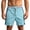 Sky Blue, variant on Men's Gym Shorts Drawstring 5 Inch Quick Dry Solid Color Side Shorts Summer Shorts Loose With Pockets Straight Leg Comfortable Casual Everyday Outdoor Vacation Shorts