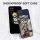 thumbnail image 3 of Funda Para Samsung Galaxy A12 M12 Trasera De Teléfono Tpu Negro Gato Lindo Patrón De Chica De Dibujos Animados, 3 of 4