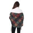 thumbnail image 4 of FORMRS Womens Scarf Winter Soft Long Big Warm Shawls Wrap Tassel Scarves, Red Tartan Pattern, 4 of 9