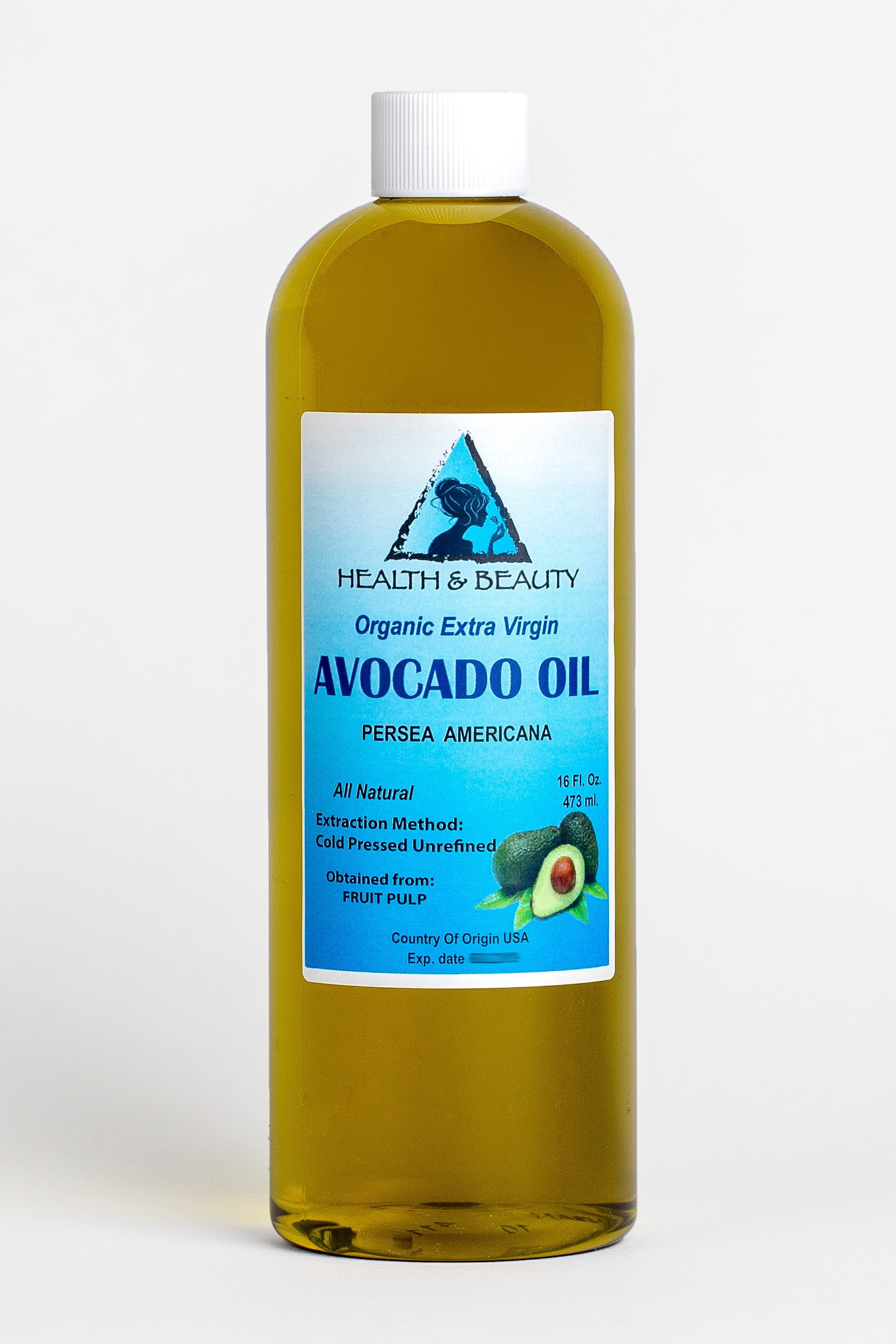 Avocado Oil Extra Virgin Organic Unrefined Cold Pressed Raw Natural Pure 48 oz