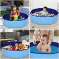 Hanmun Collapsible Kiddie Pool Hard Plastic Dog Pool 32" Ball Pit for