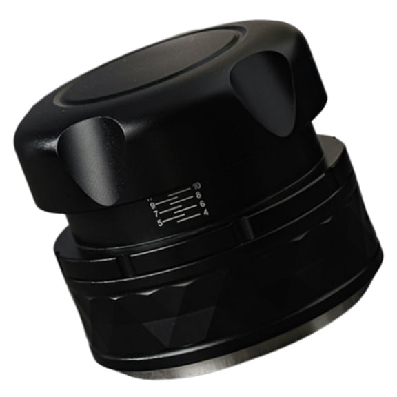 51mm Espresso Tamper Coffee Distributor Coffee Leveler Fit for Portafilter Adjustable Depth Espresso Hand Tamper