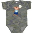 thumbnail image 3 of Inktastic Volleyball Player Boys Cute Monkey Boys Baby Bodysuit, 3 of 5