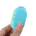 thumbnail image 5 of Unique Bargains 1 Pc Flip Up 2 Compartment Pill Case Durable for Travel Blue Green, 5 of 6