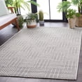 thumbnail image 3 of Safavieh Sisal All-Weather Austen Geometric Indoor/Outdoor Area Rug, Aqua/Beige Ivory, 4' x 6', 3 of 15