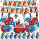thumbnail image 4 of Decoración de cumpleaños de Spiderman, suministros de fiesta de Spidey y sus increíbles amigos, globo de papel de aluminio para niños, vajilla desechable, 4 of 4