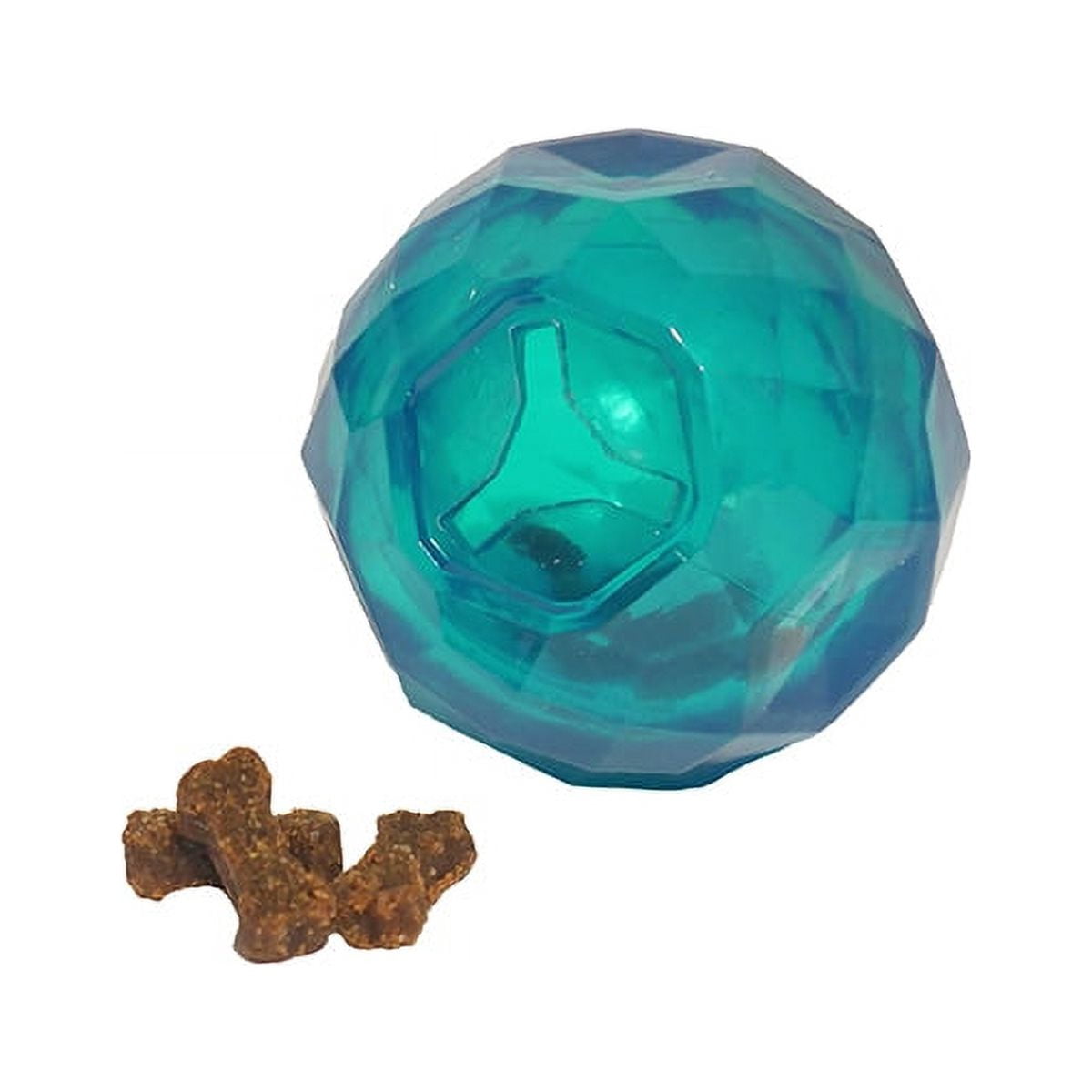 BioSafe Puppy Treat Ball Blue (germ smart dog toy)