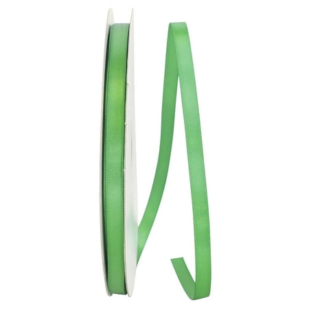 UPC: 0604947226174 | JAM Paper Satin Double Face Emerald Polyester Ribbon  3600  x 0.37