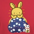 thumbnail image 3 of CafePress - Japanese Style Rabbit With Purse T Shirt - Men's Classic Graphic Cotton T-Shirt, 3 of 4