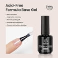 thumbnail image 4 of Set de gel para uñas Beetles Blooming Gel y capa superior base que no se limpia, 3 unidades, 4 of 9