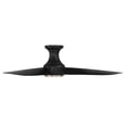 thumbnail image 3 of Corona 52" Brushed Nickel/Matte Black Dimmable LED Smart Flush Mount Ceiling Fan with Remote Control, 3 of 7