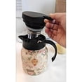 thumbnail image 6 of Vintage Floral Pattern Tea Thermos,Thermos Tea Pot, 2025 New Vintage Floral Pattern Tea-Built-in Infuser, 1000ml Stainless Steel Thermal Carafe with Lid for Hot Drinks, 6 of 7
