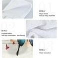 thumbnail image 5 of Coolnut Butterfly Musical Kitchen Towels, 2PCS Super Soft Absorbent Hanging Hang Towels or Dishcloths, Bathroom Hand Towels 12x17Inches Wash cloth, 5 of 7
