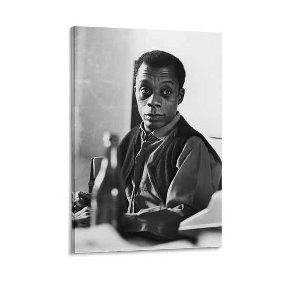 American Socialists James Baldwin Retro Poster Poster Cool Artworks Painting Wall Art Canvas Prints Hanging Picture Home Decor Posters Gift 12x18inch(30x45cm)