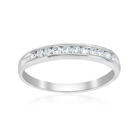 Pompeii3 Pompeii3 1 4ct Diamond 14k White Gold Wedding Stackable