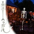 thumbnail image 4 of VONKY Posable Joints Skeletons Halloween Decor For Multiple Situations Silver 1Set, 4 of 6