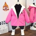 thumbnail image 1 of LOVZFMLL Jackets for Girls Kids's Winter Fleece Jacket 4-6 Years, 1 of 4