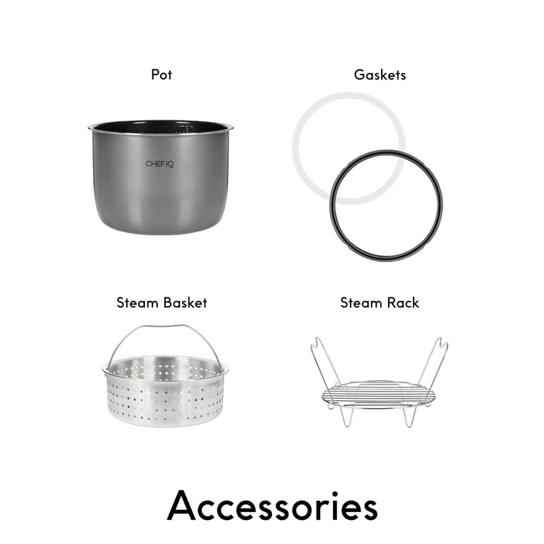 CHEF iQ Smart Cooker 10-Function with Built-in Scale, Black photo 3