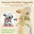 thumbnail image 4 of CHERPET Small Dog Harness and Leash Plaid Pattern Escape Proof Adjustable Vest Mesh Breathable Puppy, 4 of 7