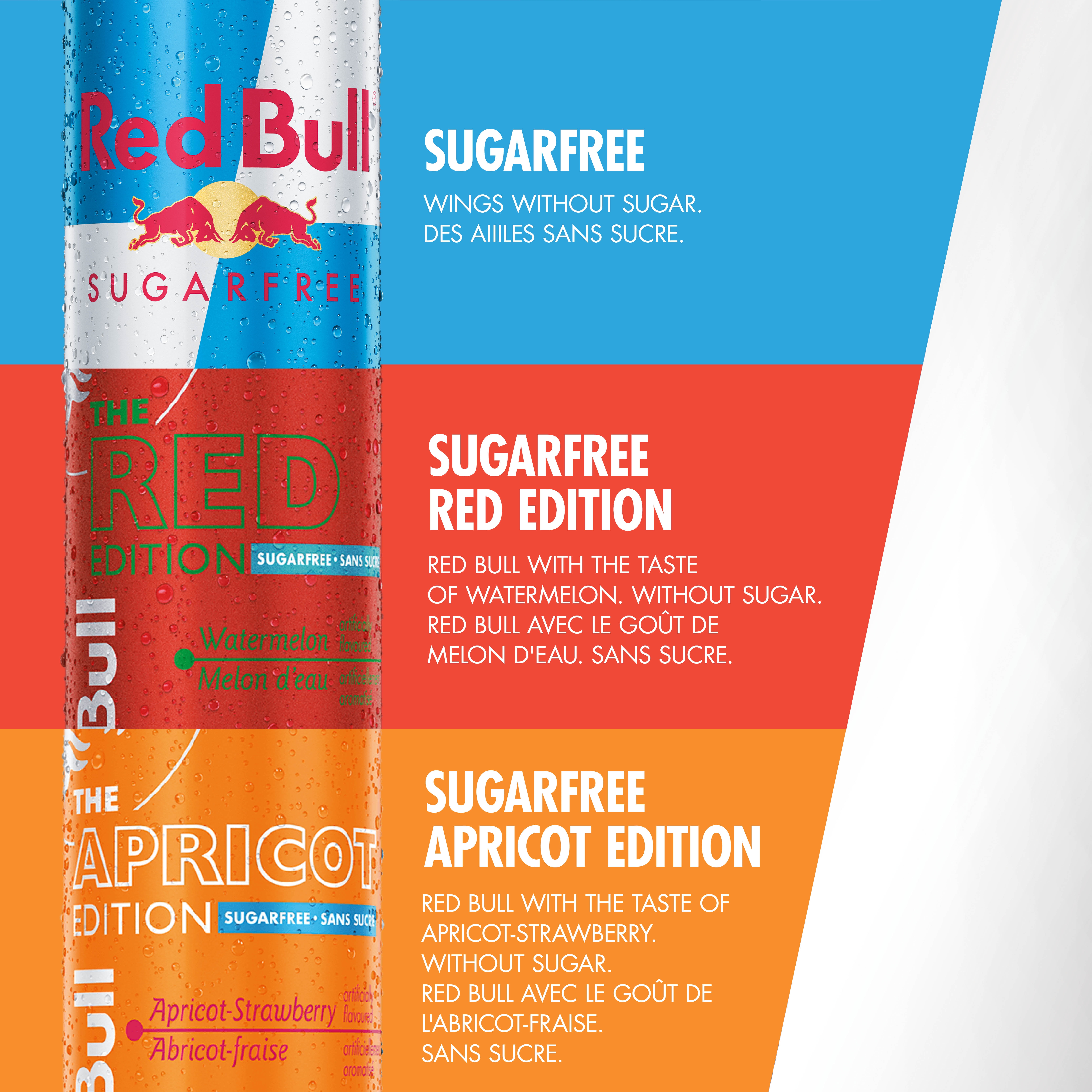 Red Bull Energy Drink, Apricot-Strawberry, Sugarfree, 250ml